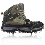 Anti-Slip Studs for Shoes with 18 Steel Studs XL - Top-Down View