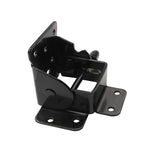 4 pcs Folding Table Hinge Furniture Leg Hinge Self-Locking Hinge Foldable Support Hinge Black M - Front View
