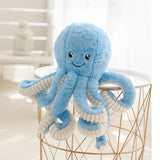Large Stuffed Octopus Doll 18cm Children's Gift Compatible with Birthdays Christmas - Side View