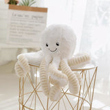 Large Stuffed Octopus Doll 18cm Children's Gift Compatible with Birthdays Christmas - Top-Down View