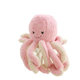 Large Stuffed Octopus Doll 18cm Children's Gift Compatible with Birthdays Christmas - 45-Degree Angle