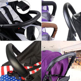 2 pcs universal stroller handle covers - Front View