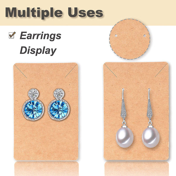 Earring Display Cards 480pcs with Plastic Bag Jewelry Packaging for Necklace Compatible with Oral-B Braun Philips