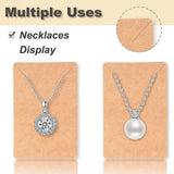 Earring Display Cards 480pcs with Plastic Bag Jewelry Packaging for Necklace Compatible with Oral-B Braun Philips - Top-Down View