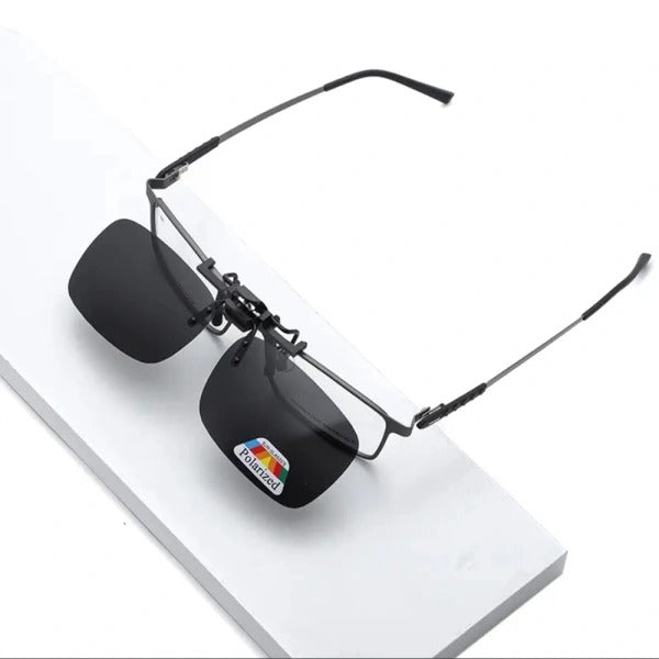 Clip On - Flip Up - Sunglasses - UV400 - (2-pack)