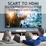 Scart to HDMI Converter, All-in-One SCART to HDMI Adapter, 1080P