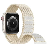 Braided Solo Loop Compatible with Apple Watch Ultra 49mm 45mm 44mm 42mm 41mm 40mm 38mm for Series 9 8 7 6 5 4 3 SE SummerU Bracelet - Side View