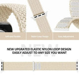 Braided Solo Loop Compatible with Apple Watch Ultra 49mm 45mm 44mm 42mm 41mm 40mm 38mm for Series 9 8 7 6 5 4 3 SE SummerU Bracelet - 45-Degree Angle