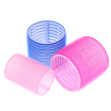 Self-Adhesive Hair Rollers 6pcs DIY Magic Hair Styling - Top-Down View
