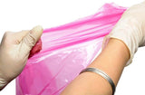 50pcs Disposable Long Plastic Gloves, Veterinary Insemination Gloves, Full Arm Long Sleeve Gloves, Field Dressing Gloves. - Front View