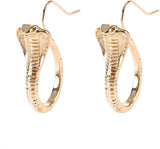 Vintage Cobra Dangle Earrings Personalized Animal Snake Hook Earrings for Women Punk Gothic Ear Jewelry
