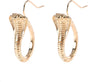Vintage Cobra Dangle Earrings Personalized Animal Snake Hook Earrings for Women Punk Gothic Ear Jewelry