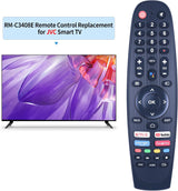 EC32V2HA EC40V2FA Replacement Remote for SANSUI, BLAUPUNKT, Caixun, ARRQW TVs - No Voice Function - Front View
