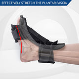 Plantar Fasciitis Night Splint and Brace, Upgraded Planters Facetious Relief, Foot Drop and Achilles Tendonitis Relief Brace. Night Splint for Plantar Fasciitis Women & Men - Side View