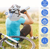 Helmet Liner with Neck Mask, Cooling Skull Cap Sweat Wicking Cap with Tail Sun Cycling Running Neck Protection Hat - Side View