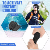 Helmet Liner with Neck Mask, Cooling Skull Cap Sweat Wicking Cap with Tail Sun Cycling Running Neck Protection Hat - Top-Down View