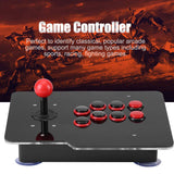 8-Way Arcade Game Joystick, USB Controller, Zero Delay Arcade Stick Buttons for Sports, Racing, Fighting Games - Front View