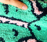 Monstera Leaf Non Slip Soft Kids Playmat Nursery Door Mat Area Rugs Luxury Plush Kids Game Play Carpet Bathroom Rugs Bathmat Shower Decor (Cactus) - Side View