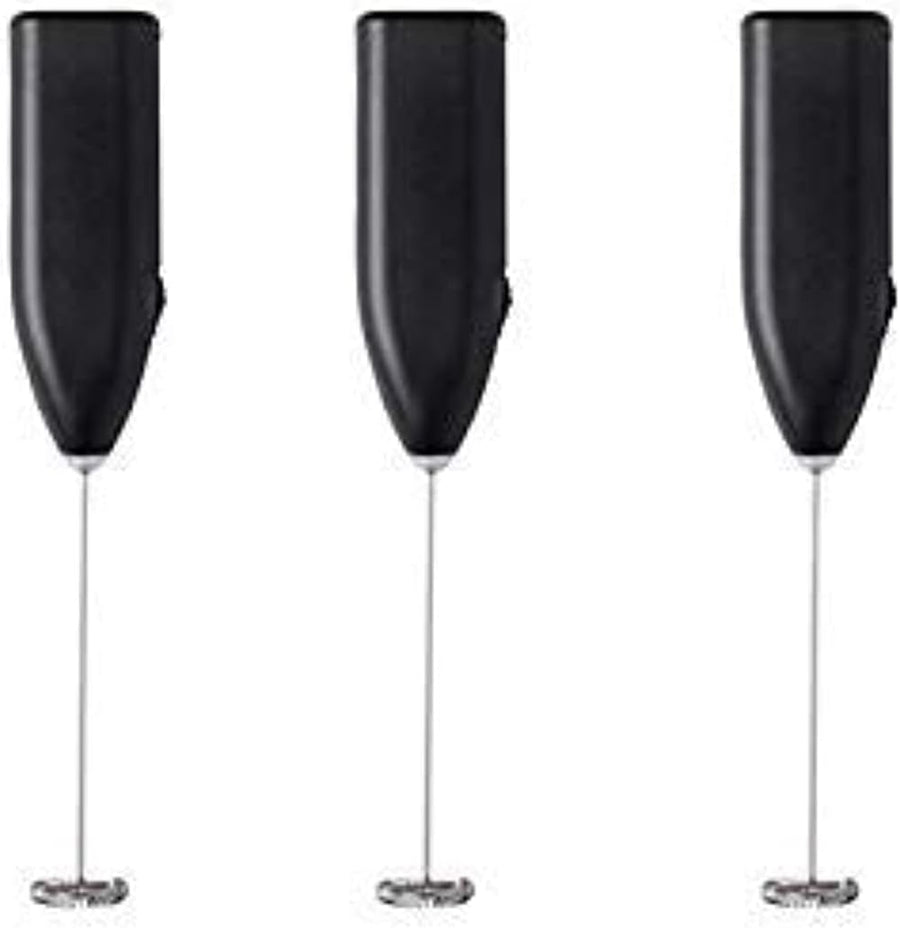 Frother Milk Electric Black (3 Pack)