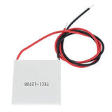 5pcs TEC1-12706 40 x 40MM 12V 60W Heatsink Thermoelectric Cooler Cooling Peltier Plate Module - Front View