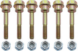 （Pack of 6 ） 580790401 588077502 Replacement Shear Bolts & Nuts Kit for Husqvarna 539976978, 595086601 2 Stage Snow Blowers/Snow Throwers 570XP 575XP 576XP