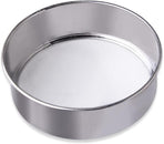 6 Inch Small Tamis, 18/8 60 Mini Fine Mesh Flour Sieve Flour Sifter Round Stainless Steel Flour Sieve