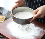 6 Inch Small Tamis, 18/8 60 Mini Fine Mesh Flour Sieve Flour Sifter Round Stainless Steel Flour Sieve
