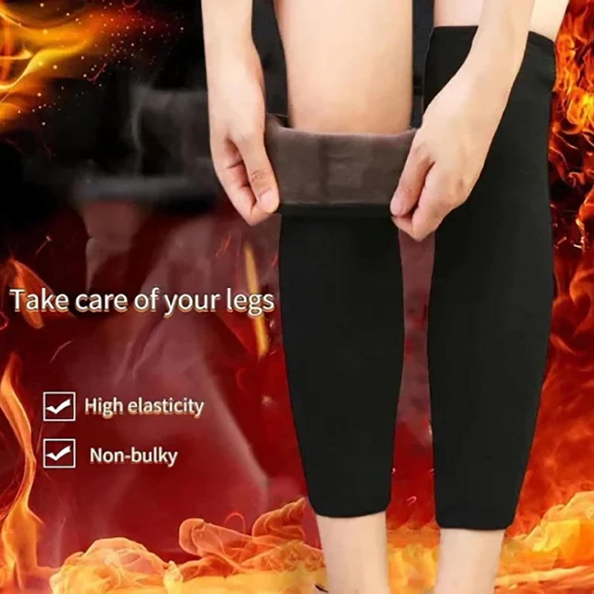 Cashmere Leg Warmer, Winter Warm Knitted Over Knee High Leg Warmer, Warm Thermal Knee Compression Sleeve