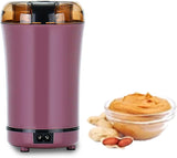 Mini Peanut Butter Machine, Portable Peanut Grinder with Transparent Protective Cover and Brush, 150W Strong Motor Power and Efficient Grinding, Silent and Practical, for Home and Kitchen