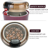 Mini Peanut Butter Machine, Portable Peanut Grinder with Transparent Protective Cover and Brush, 150W Strong Motor Power and Efficient Grinding, Silent and Practical, for Home and Kitchen - Top-Down View