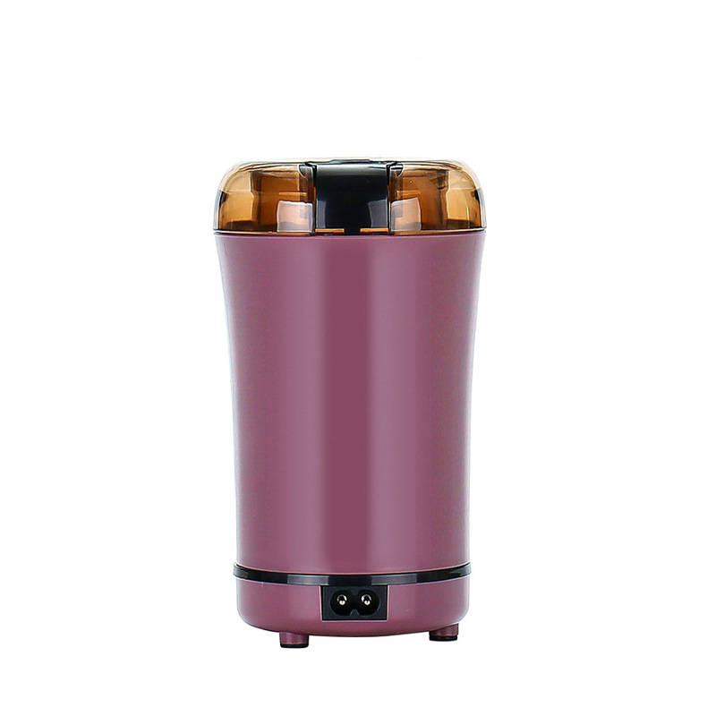 Mini coffee  Machine, Portable coffee Grinder with Transparent Protective Cover and Brush, 150W Strong Motor Power and Efficient Grinding, Silent and Practical, for Home and Kitchen