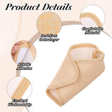 Castor Oil Pack Wrap for Ankle, Reusable Adjustable Feet Brace Reusable Castor Oil Cloth for Feet, Relief Gifts for Men Women Mom Dad Wife - Top-Down View