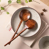 Wood Cooking spoon, 1PC 10.8 inches Long Handle Spoons for Mixing,Tasting Stirring food, Large Wooden Cooking Utensils for Cooking and Crafts