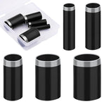 5 Sizes Round Hole Punch, Hollow Punch Cutter Tool Set with Storage Case, Leather Craft Tools Kit for Handmade DIY Craft Hole Punch Black  5 pcs  Black  5 pcs
