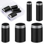 5 Sizes Round Hole Punch, Hollow Punch Cutter Tool Set with Storage Case, Leather Craft Tools Kit for Handmade DIY Craft Hole Punch Black  5 pcs  Black  5 pcs