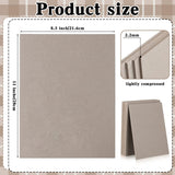 20 Pcs Book Board, Binders Board Chipboard Designer Bookboard Heavy Duty Chipboard Sheets Bookbinding Supplies for Book Binding Materials Cover(8.5 x 11 in,80 Pt) kraft  8.5 x 11 Inch,80 Pt - Side View