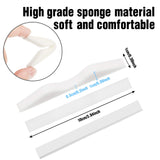 50 Pcs Microfiber Memory Foam Nose Bridge Pads Anti Fog Self Adhesive Protection Nose Cushion Sponge Strip Seal