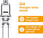G4 halogen lamps 10W 12V - Warm white - 20-pack 10W 20pcs 10W