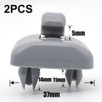 2x Sun Visor Clip Hook Mount Holder Compatible with Audi A1 A3 A4 A5 Q3 Q5 B6 B7 B8