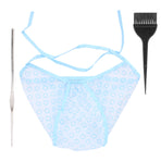 Hair Cap for Curls, Reusable Curl Cap with Hair Dyeing Brushes and Needle