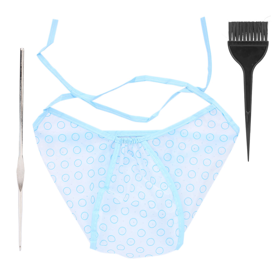 Hair Cap for Curls, Reusable Curl Cap with Hair Dyeing Brushes and Needle