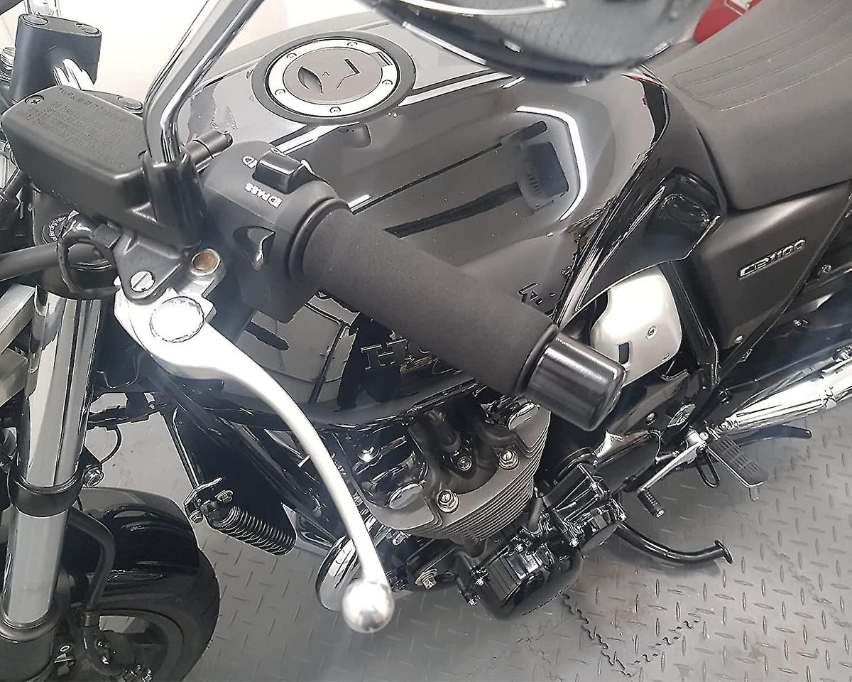 2-pack motorcycle anti-vibration handle covers Inner diameter: 31mm (applicable range: 3.17-3.68 cm) Comfort foam non-slip for all handles