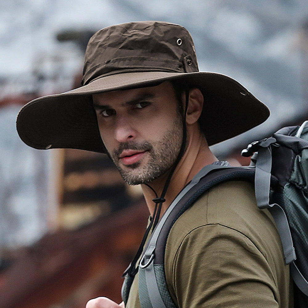 UV Protection Sun Hats for Hiking and Safari, Wide Brim Cap