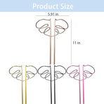 Monstera-shaped plant support, reusable sturdy alloy plant support, plant support for indoor and outdoor plants, including Flow