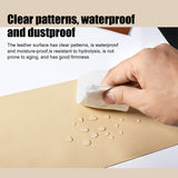 Self-Adhesive Repair Patch Faux Leather 50x138 cm Black - Front View