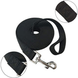 Training Leash for Small and Medium Dogs, Dog Leash for Dog/Puppy for Recall Training, Camping-Black 10*2M_max - Side View
