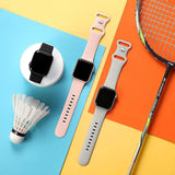 Soft Silicone Sports Bands Compatible with Apple Watch 40mm 38mm 41mm Series 7/6/5/4 Women Men
