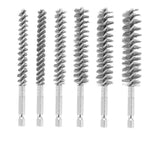 6-Piece Wire Brush Set for Drills, Multiple Sizes for Cleaning, Compatible with Most Brands