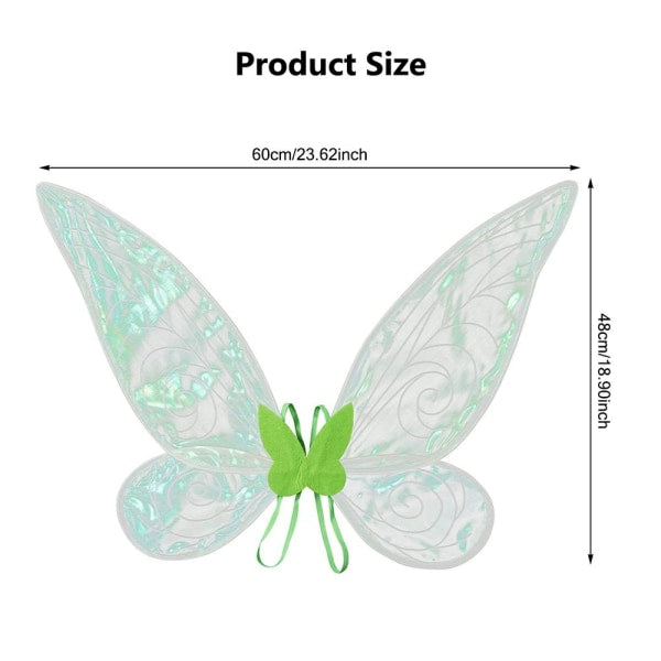 Fairy Wing Dress Halloween Costume White Wings