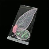 Fairy Wing Dress Halloween Costume White Wings - Top-Down View